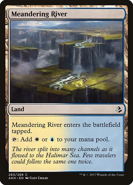 Meandering River, Magic card AKH 283 — Amonkhet set
