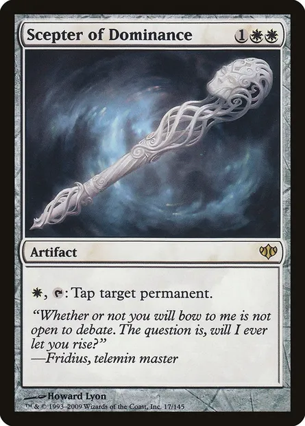 Scepter of Dominance, Magic card CON 17 — Conflux set