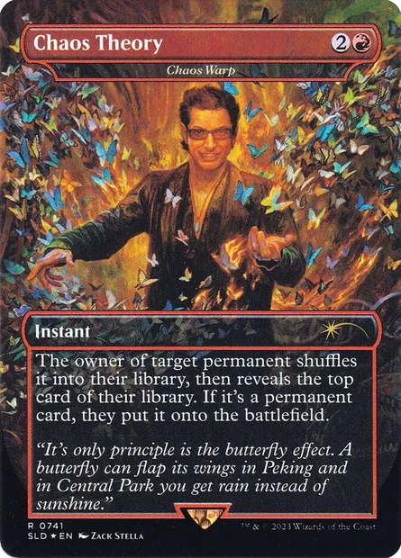 Distorsion chaotique, carte Magic SLD 741 — extension Secret Lair Drop