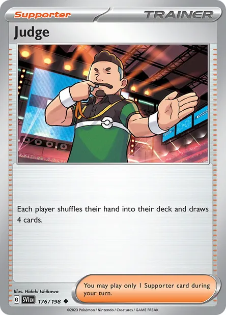 Judge, Pokémon card SVI 176 — Scarlet & Violet set