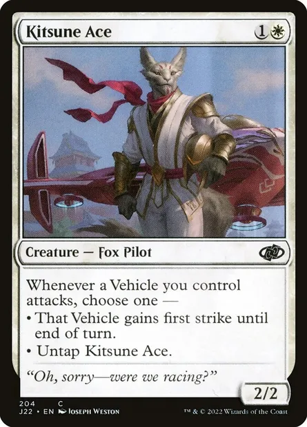 Kitsune Ace, Magic card J22 204 — Jumpstart 2022 set