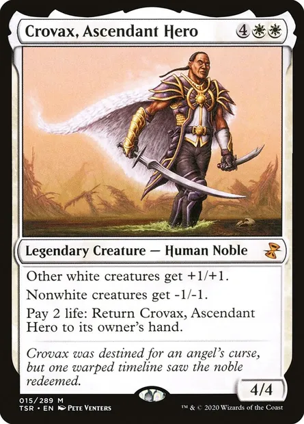 Crovax, Ascendant Hero, Magic card TSR 15 — Time Spiral Remastered set