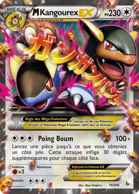 M-Kangourex EX, carte Pokémon FLF 79 — extension Étincelles