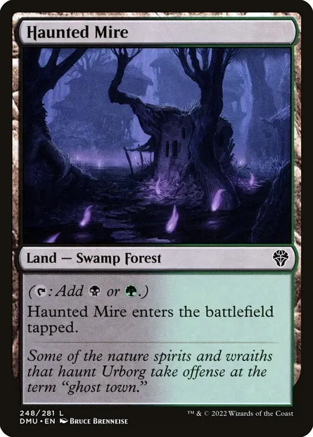 Haunted Mire, Magic card DMU 248 — Dominaria United set