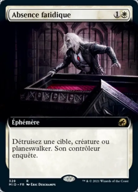 Absence fatidique, carte Magic MID 328 — extension Innistrad : chasse de minuit