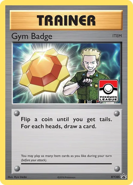 Gym Badge, Pokémon card XY 205 — XY Black Star Promos set