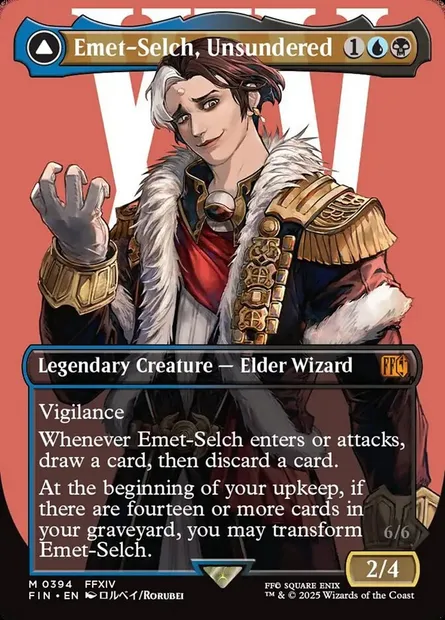 Emet-Selch, Unsundered // Hades, Sorcerer of Eld, Magic card FIN 394 — Final Fantasy set