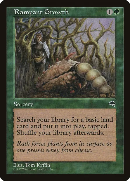 Rampant Growth, Magic card TMP 245 — Tempest set