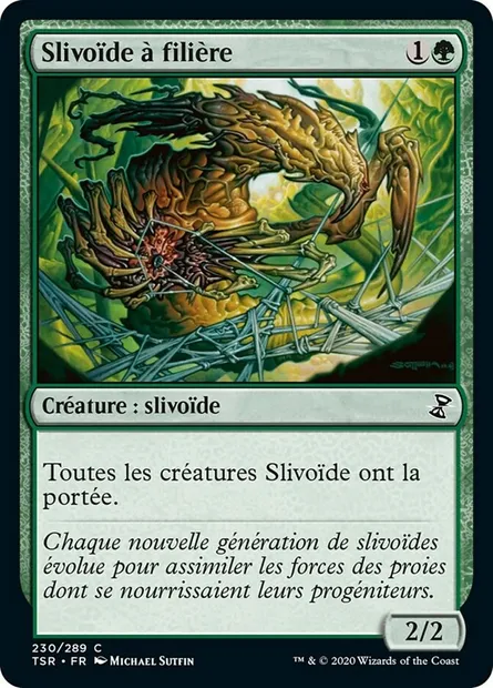 Slivoïde à filière, carte Magic TSR 230 — extension Spirale Temporelle Remastered