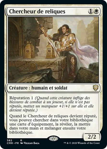 Chercheur de reliques, carte Magic CMR 382 — extension Commander Legends
