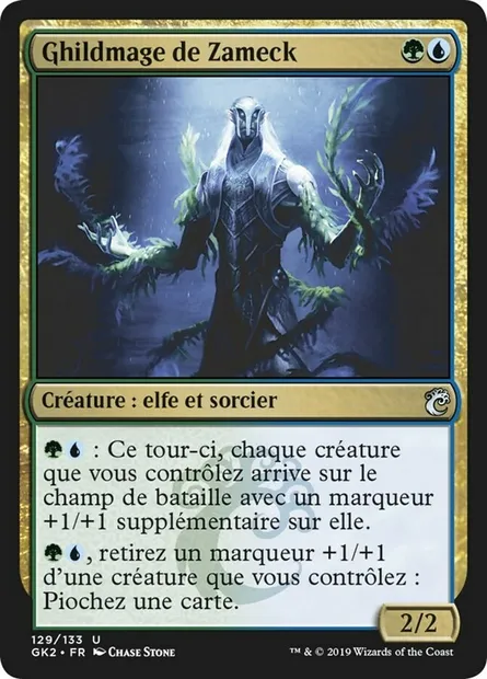 Ghildmage de Zameck, carte Magic GK2 129 — extension RNA Guild Kit