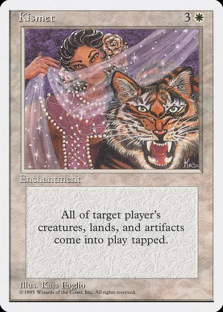 Destinée, carte Magic 4ED 33 — extension Quatrième Edition