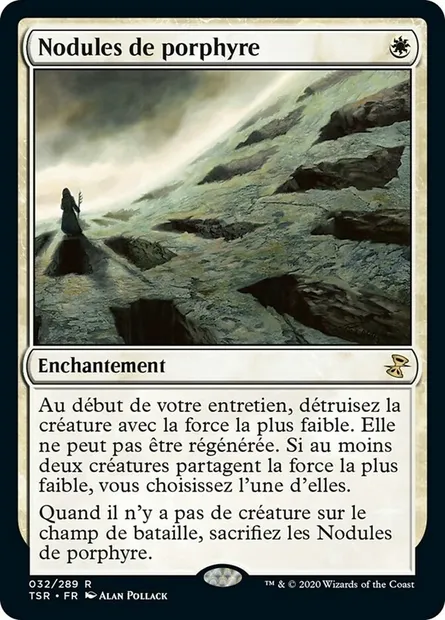 Nodules de porphyre, carte Magic TSR 32 — extension Spirale Temporelle Remastered