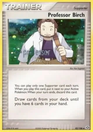 Professor Birch, Pokémon card PROF 082 — Professor Program set