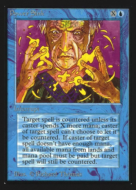 Power Sink, Magic card CEI 73 — Intl. Collectors' Edition set