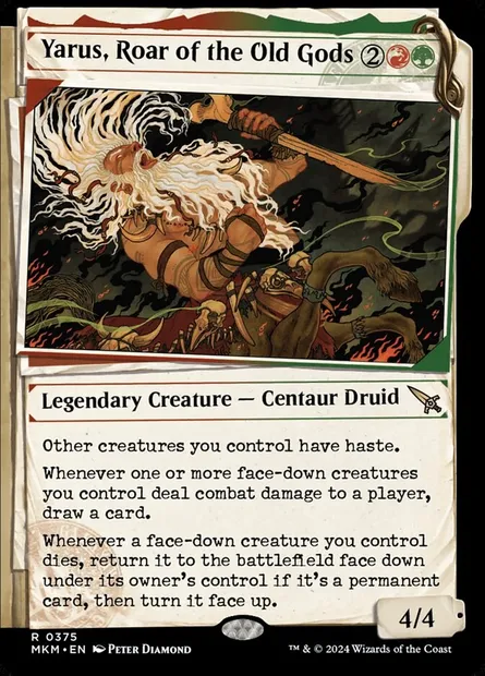 Yarus, Roar of the Old Gods, Magic card MKM 375 — Murders at Karlov Manor set