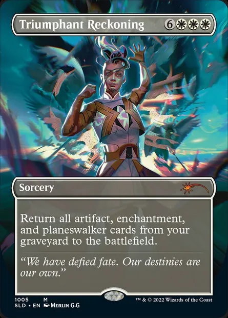 Triumphant Reckoning, Magic card SLD 1005 — Secret Lair Drop set