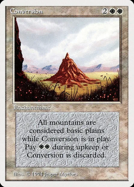 Conversion, Magic card SUM 14 — Summer Magic / Edgar set
