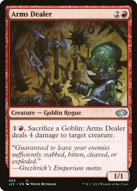 Arms Dealer, Magic card J22 493 — Jumpstart 2022 set