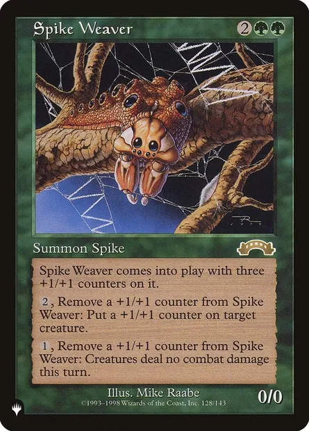 Spike Weaver, Magic card PLST EXO-128 — The List set