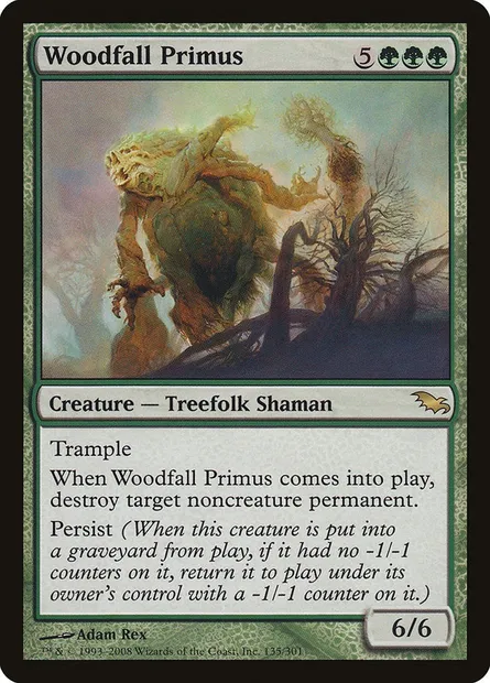 Woodfall Primus, Magic card SHM 135 — Shadowmoor set