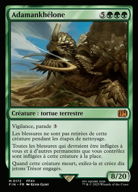 Adamankhélone, carte Magic FIN 172 — extension Final Fantasy