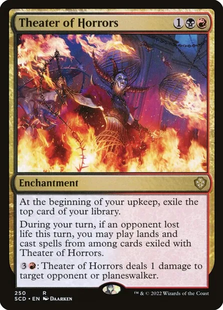 Theater of Horrors, Magic card SCD 250 — Starter Commander Decks set