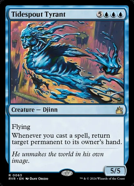 Tidespout Tyrant, Magic card RVR 63 — Ravnica Remastered set