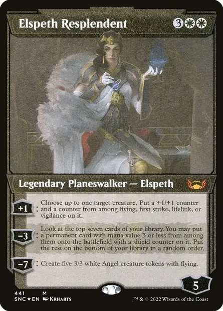 Elspeth Resplendent, Magic card SNC 441 — Streets of New Capenna set
