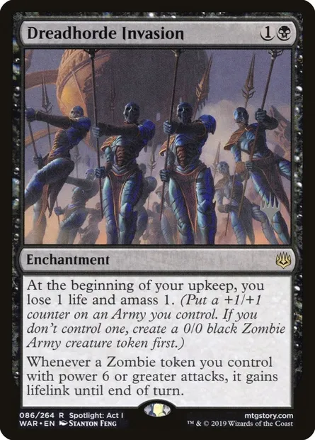 Dreadhorde Invasion, Magic card PWAR 86p — War of the Spark Promos set