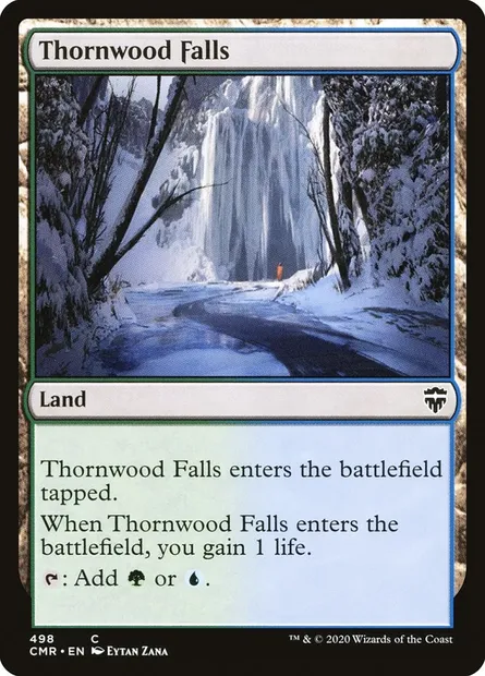 Thornwood Falls, Magic card CMR 498 — Commander Legends set