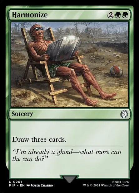 Harmonize, Magic card PIP 201 — Fallout set