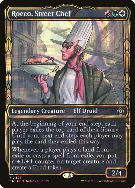 Rocco, Street Chef, Magic card MAT 223 — March of the Machine: The Aftermath set