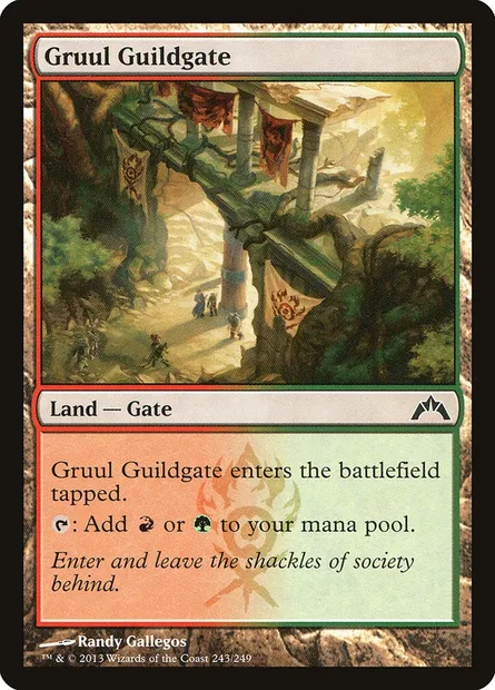 Gruul Guildgate, Magic card GTC 243 — Gatecrash set
