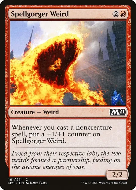 Spellgorger Weird, Magic card M21 161 — Core Set 2021 set