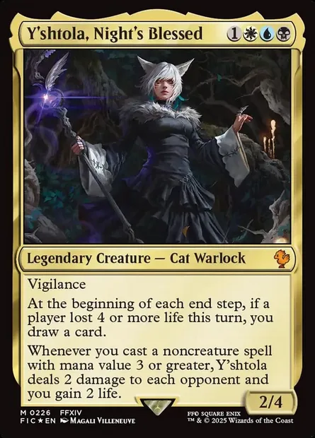 Y'shtola, Night's Blessed, Magic card FIC 226 — Final Fantasy Commander set