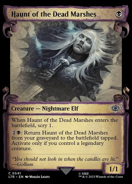 Haunt of the Dead Marshes, Magic card LTR 541 — The Lord of the Rings: Tales of Middle-earth set