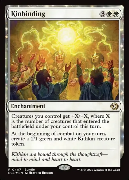 Kinbinding, Magic card ECL 407 — Lorwyn Eclipsed set