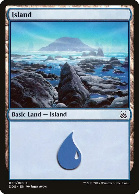 Île, carte Magic DDS 29 — extension Duel Decks: Mind vs. Might