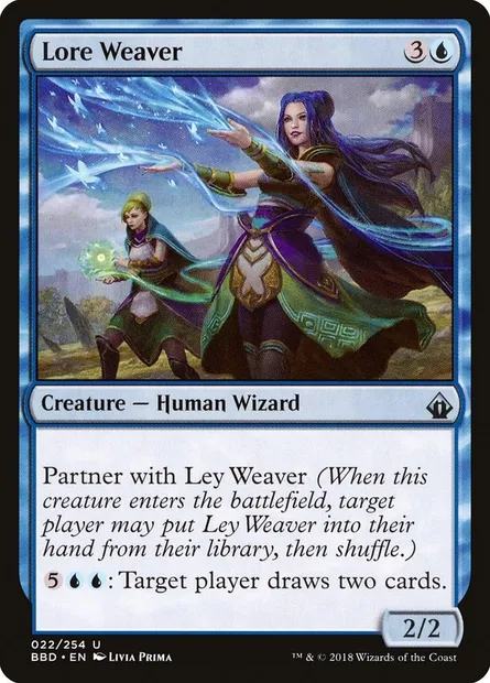 Lore Weaver, Magic card BBD 22 — Battlebond set
