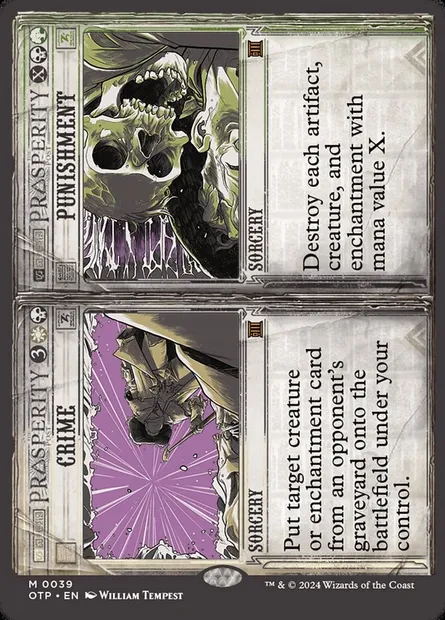 Crime // Punishment, Magic card OTP 39 — Breaking News set