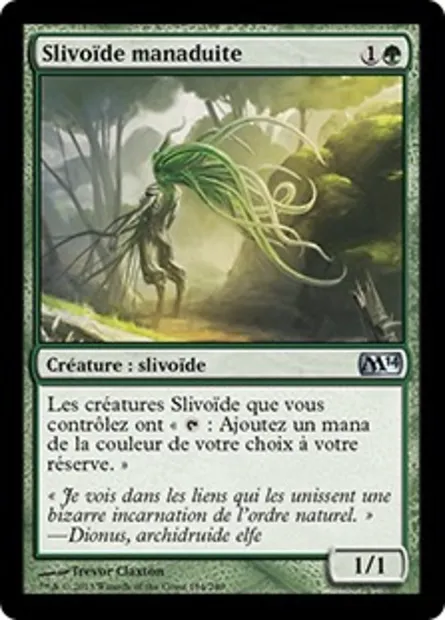 Slivoïde manaduite, carte Magic M14 184 — extension Magic 2014