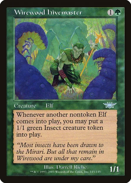 Wirewood Hivemaster, Magic card LGN 145 — Legions set