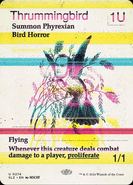 Thrummingbird, Magic card SLZ 274 — The Zeta Set set
