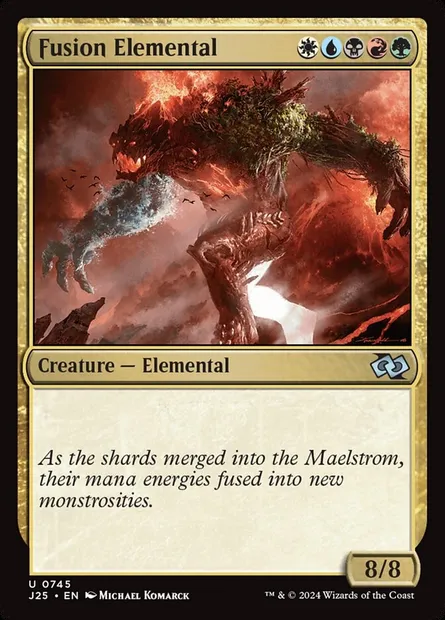 Fusion Elemental, Magic card J25 745 — Foundations Jumpstart set