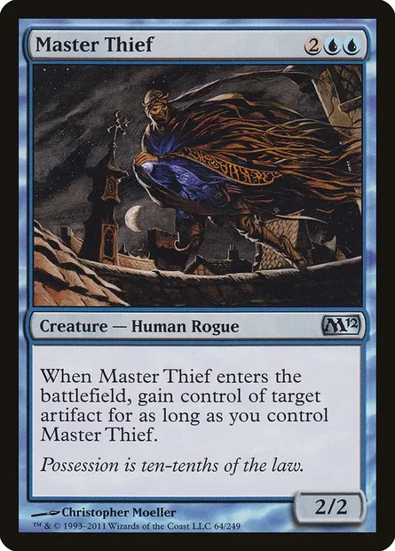 Master Thief, Magic card M12 64 — Magic 2012 set