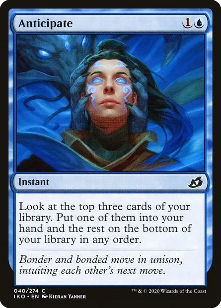 Anticipate, Magic card IKO 40 — Ikoria: Lair of Behemoths set