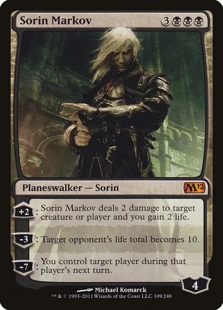 Sorin Markov, Magic card M12 109 — Magic 2012 set