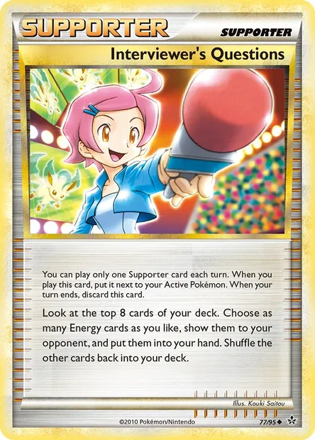 Interviewer's Questions, Pokémon card UL 77 — Unleashed set