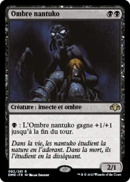 Ombre nantuko, carte Magic DMR 92 — extension Dominaria Remastered